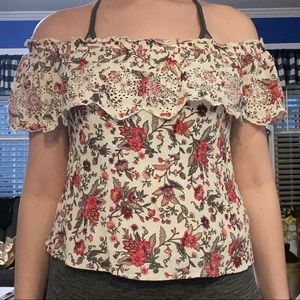 Floral Off-the-Shoulder Top